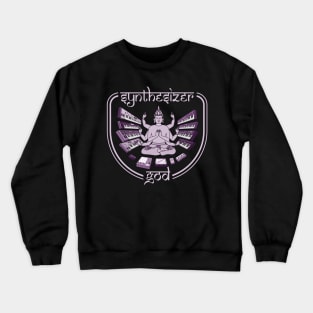 Fun Synthesizer player and Electronic Musician Crewneck Sweatshirt